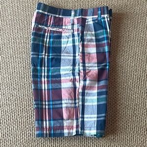 VOLCOM 100% COTTON PLAID SHORTS YOUTH Sz US 27/14